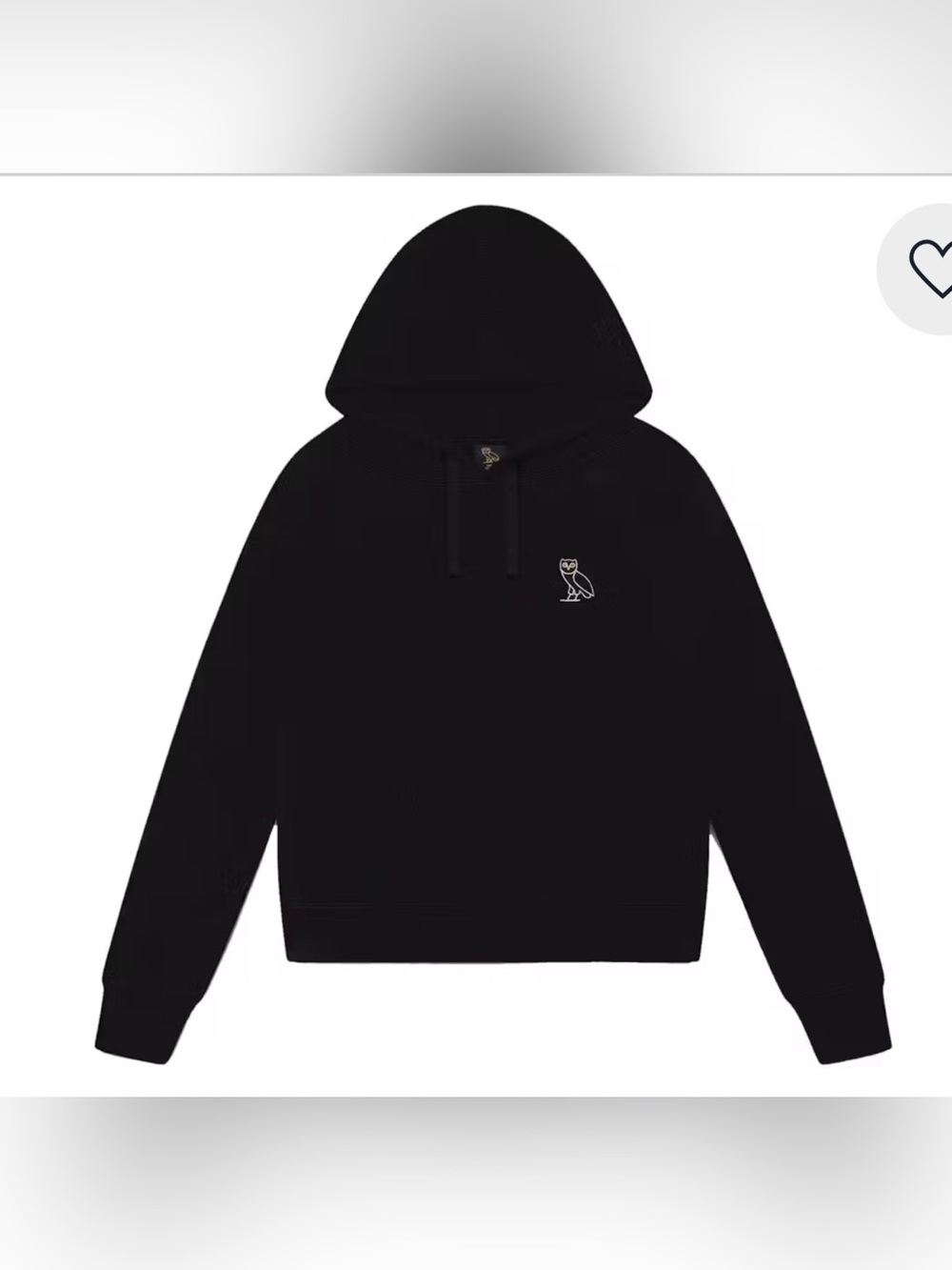 OVO Women Knit Hoodie Cotten Cashmere Blend Pullover Owl Size M